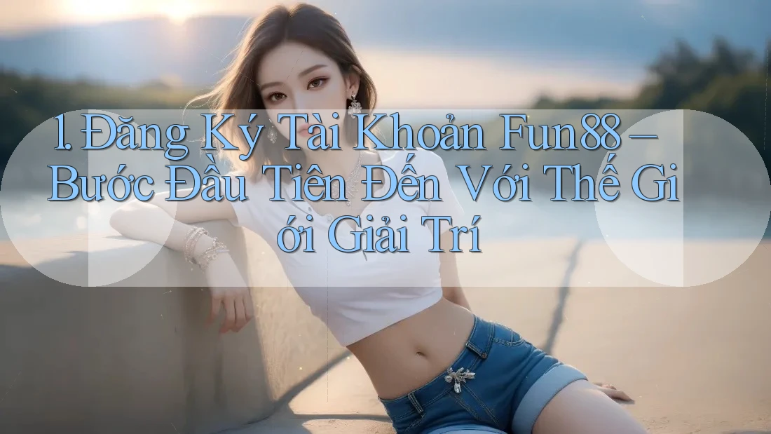 1. Đăng Ký Tài Khoản Fun88 – Bước Đầu Tiên Đến Với Thế Giới Giải Trí 1. Đăng Ký Tài Khoản Fun88 – Bước Đầu Tiên Đến Với Thế Giới Giải Trí
