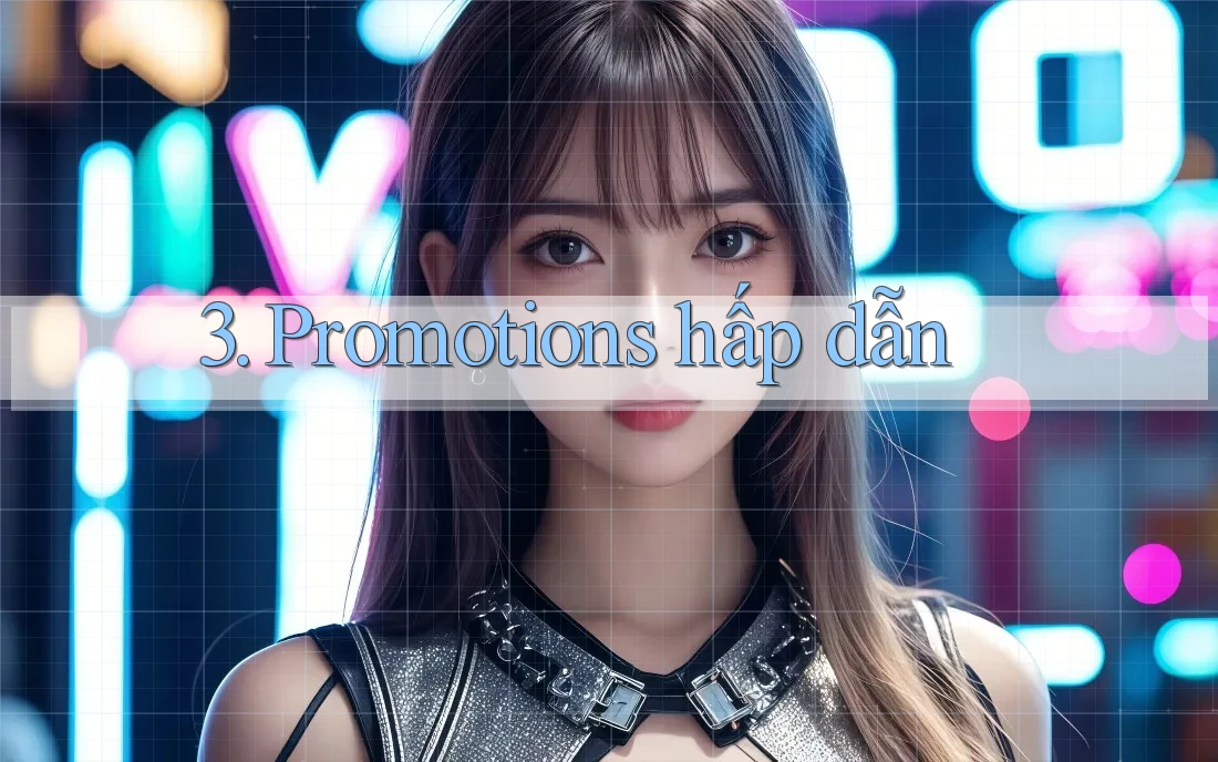 3. Promotions hấp dẫn 3. Promotions hấp dẫn