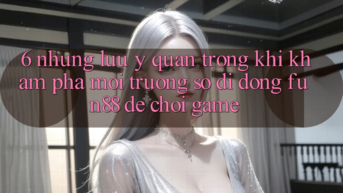 6. Những Lưu Ý Quan Trọng Khi Khám phá Môi trường số di động Fun88 Để Chơi Game