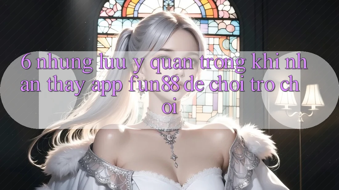 6. Những Lưu Ý Quan Trọng Khi Nhận thấy App Fun88 Để Chơi Trò chơi 6. Những Lưu Ý Quan Trọng Khi Nhận thấy App Fun88 Để Chơi Trò chơi