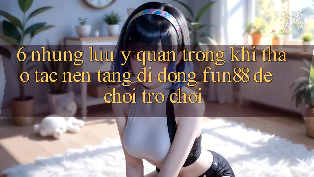 6. Những Lưu Ý Quan Trọng Khi Thao tác Nền tảng di động Fun88 Để Chơi Trò chơi 6. Những Lưu Ý Quan Trọng Khi Thao tác Nền tảng di động Fun88 Để Chơi Trò chơi
