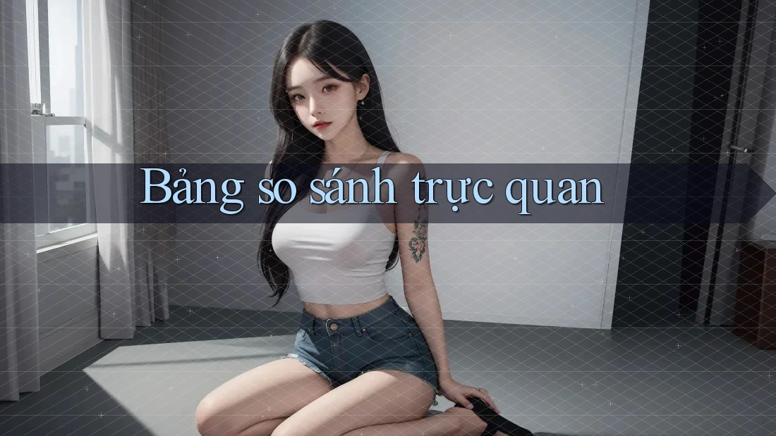 Bảng so sánh trực quan Bảng so sánh trực quan