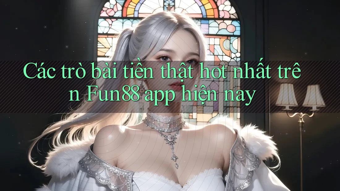 Các trò bài tiền thật hot nhất trên Fun88 app hiện nay