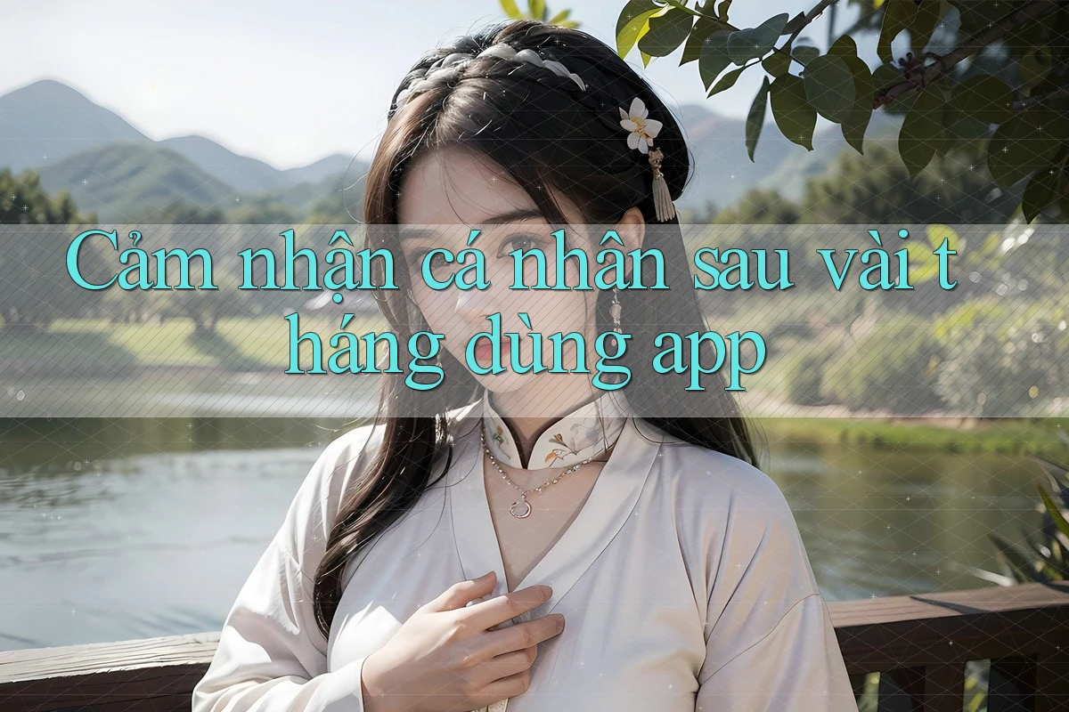 Cảm nhận cá nhân sau vài tháng dùng app Cảm nhận cá nhân sau vài tháng dùng app