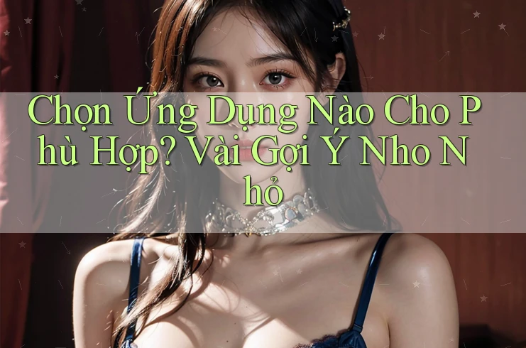 Chọn Ứng Dụng Nào Cho Phù Hợp? Vài Gợi Ý Nho Nhỏ Chọn Ứng Dụng Nào Cho Phù Hợp? Vài Gợi Ý Nho Nhỏ