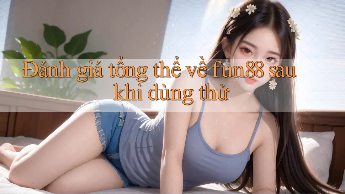 Đánh giá tổng thể về fun88 sau khi dùng thử Đánh giá tổng thể về fun88 sau khi dùng thử