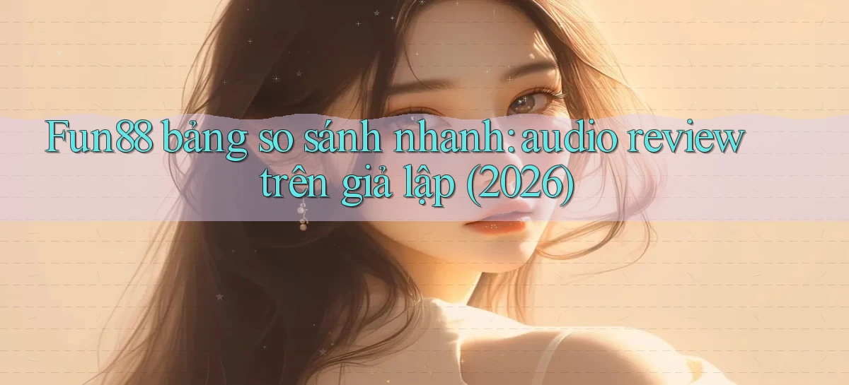 Fun88 bảng so sánh nhanh audio review trên giả lập (2026)