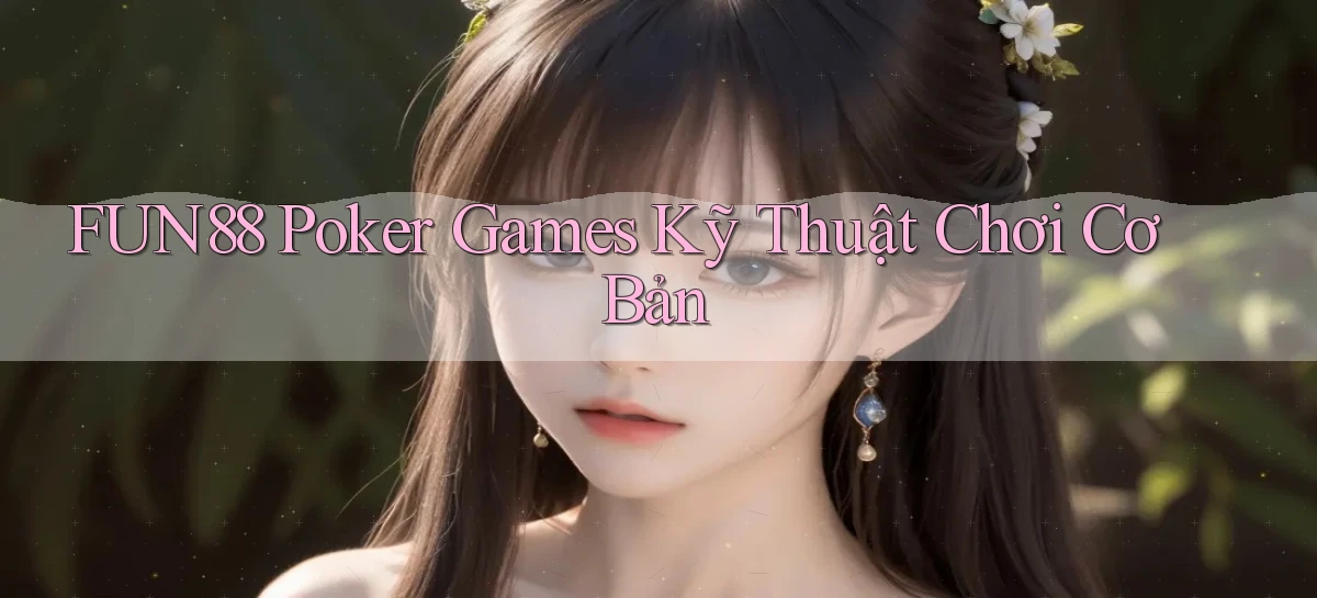 fun88  poker games kỹ thuật chơi cơ bản