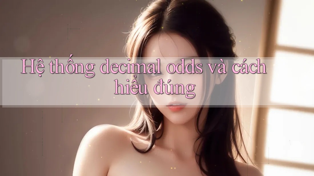 Hệ thống decimal odds và cách hiểu đúng Hệ thống decimal odds và cách hiểu đúng