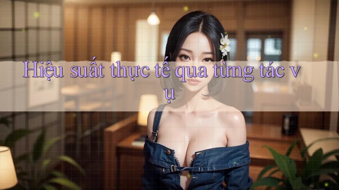 Hiệu suất thực tế qua từng tác vụ Hiệu suất thực tế qua từng tác vụ