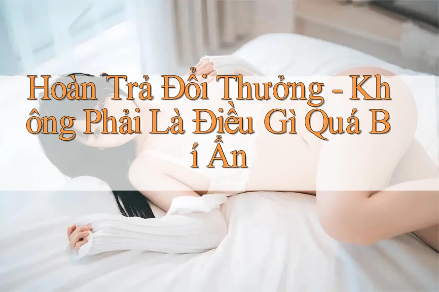 Hoàn Trả Đổi Thưởng - Không Phải Là Điều Gì Quá Bí Ẩn Hoàn Trả Đổi Thưởng - Không Phải Là Điều Gì Quá Bí Ẩn