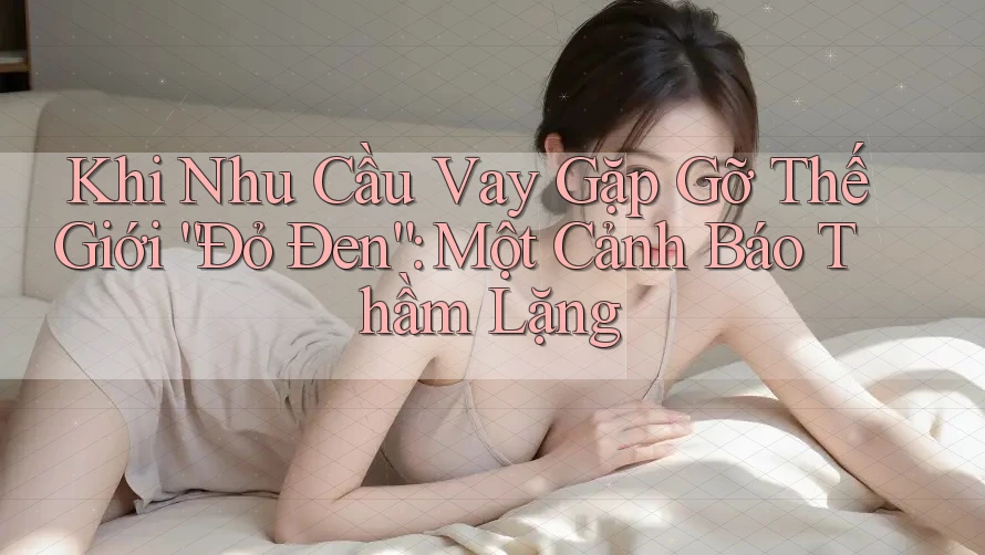 Khi Nhu Cầu Vay Gặp Gỡ Thế Giới “Đỏ Đen”: Một Cảnh Báo Thầm Lặng Khi Nhu Cầu Vay Gặp Gỡ Thế Giới “Đỏ Đen”: Một Cảnh Báo Thầm Lặng