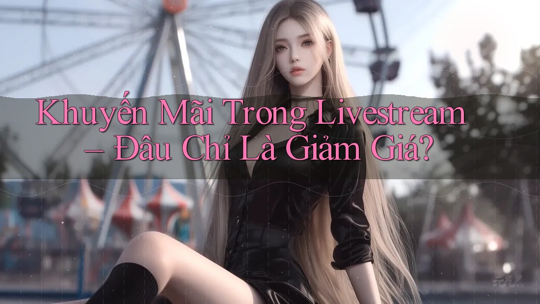 Khuyến Mãi Trong Livestream – Đâu Chỉ Là Giảm Giá? Khuyến Mãi Trong Livestream – Đâu Chỉ Là Giảm Giá?