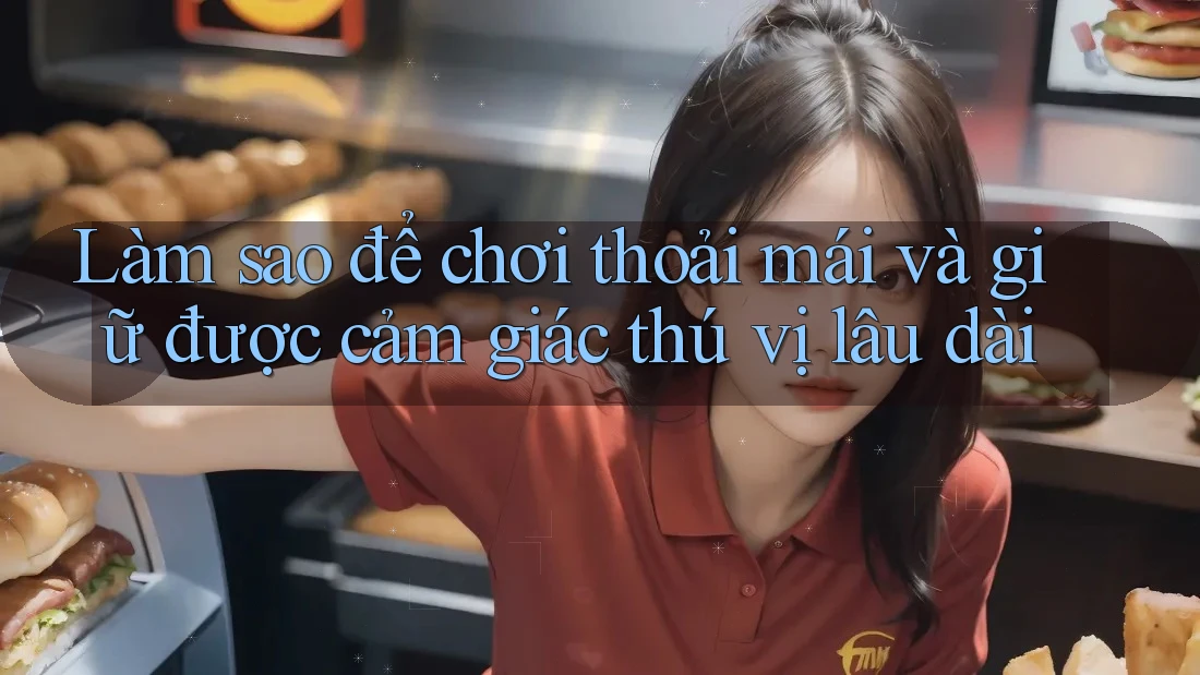 Làm sao để chơi thoải mái và giữ được cảm giác thú vị lâu dài Làm sao để chơi thoải mái và giữ được cảm giác thú vị lâu dài