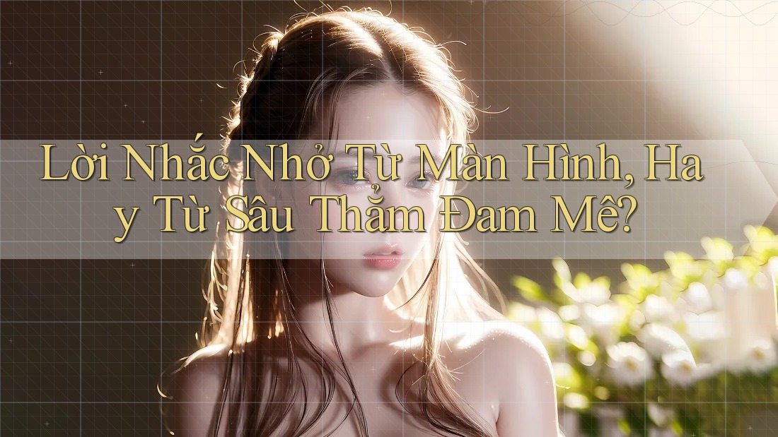 Lời Nhắc Nhở Từ Màn Hình, Hay Từ Sâu Thẳm Đam Mê? Lời Nhắc Nhở Từ Màn Hình, Hay Từ Sâu Thẳm Đam Mê?
