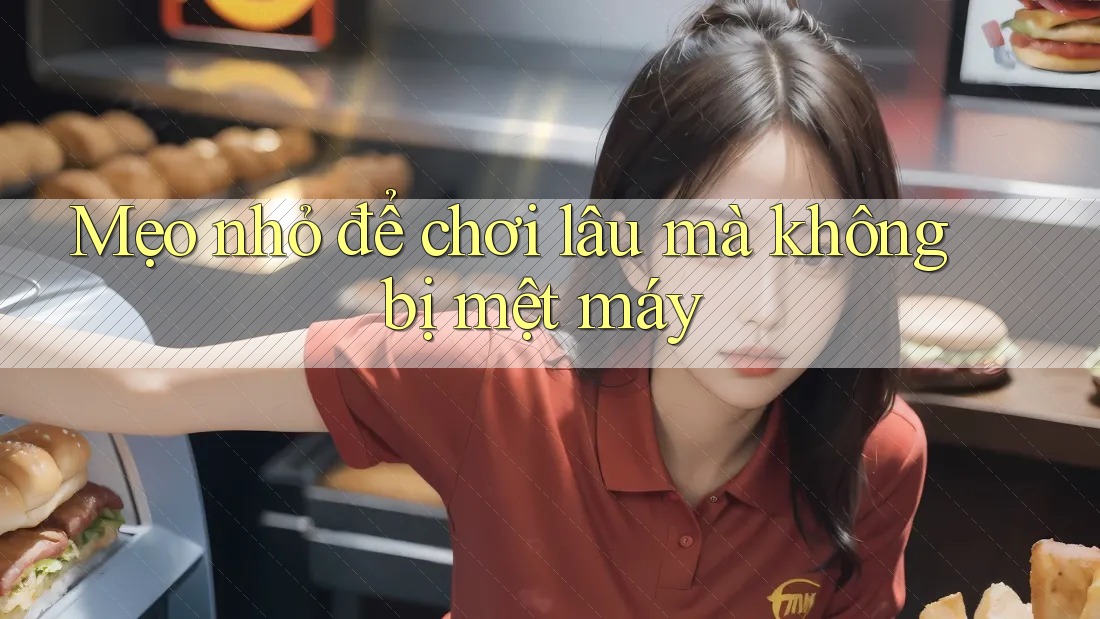 Mẹo nhỏ để chơi lâu mà không bị mệt máy Mẹo nhỏ để chơi lâu mà không bị mệt máy