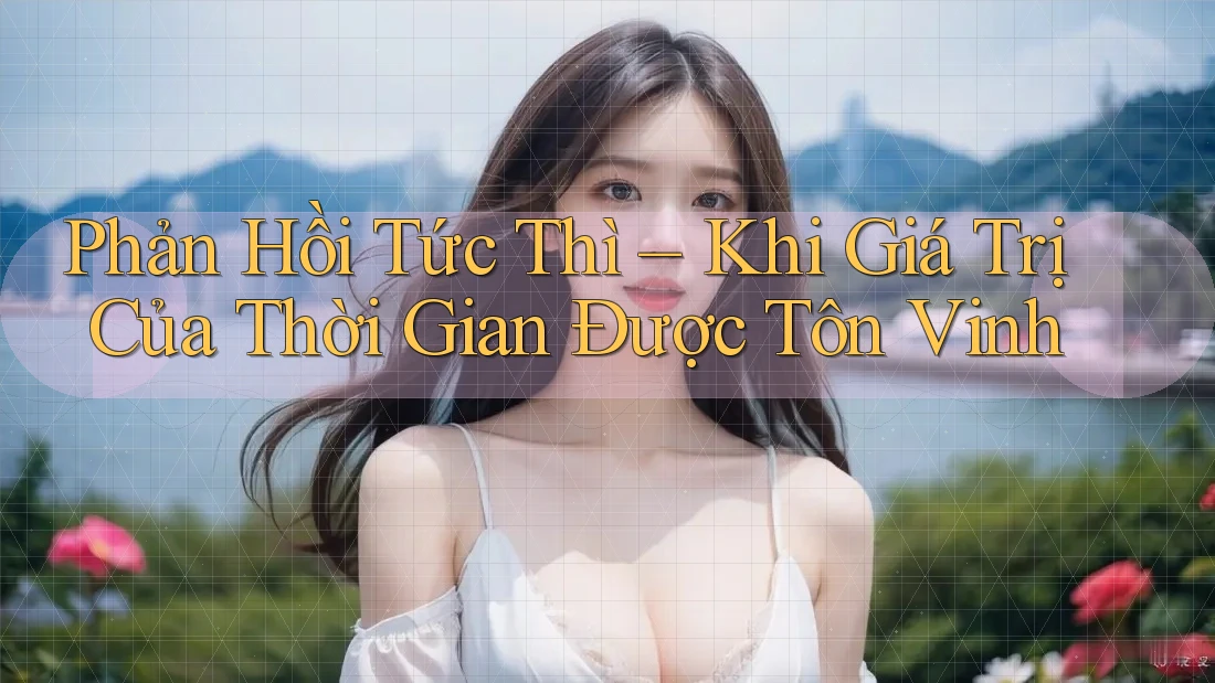 Phản Hồi Tức Thì – Khi Giá Trị Của Thời Gian Được Tôn Vinh Phản Hồi Tức Thì – Khi Giá Trị Của Thời Gian Được Tôn Vinh