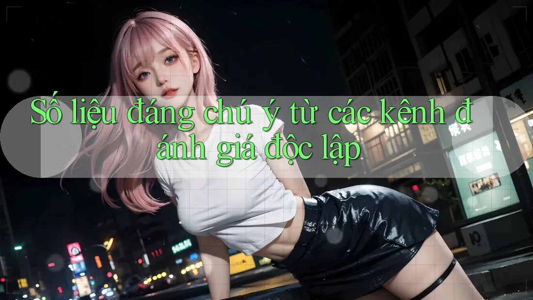 Số liệu đáng chú ý từ các kênh đánh giá độc lập Số liệu đáng chú ý từ các kênh đánh giá độc lập