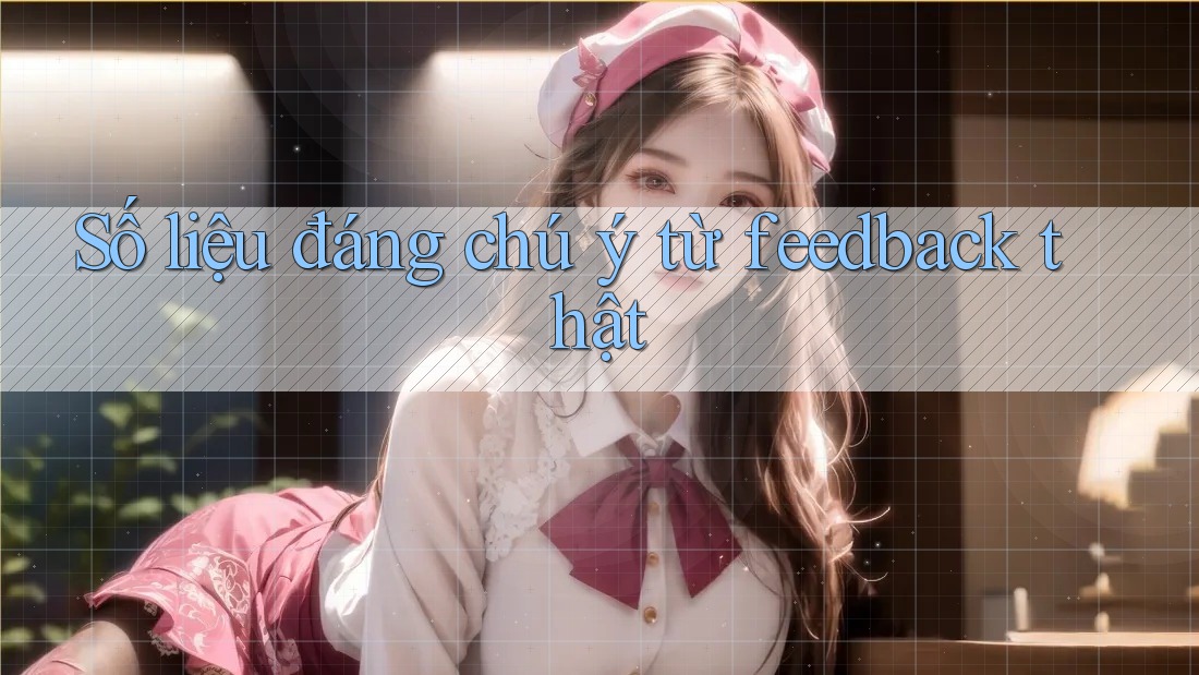 Số liệu đáng chú ý từ feedback thật Số liệu đáng chú ý từ feedback thật