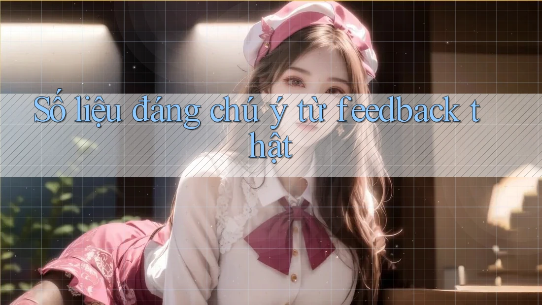Số liệu đáng chú ý từ feedback thật