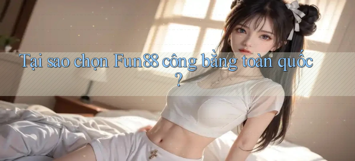tại sao chọn fun88 công bằng toàn quốc