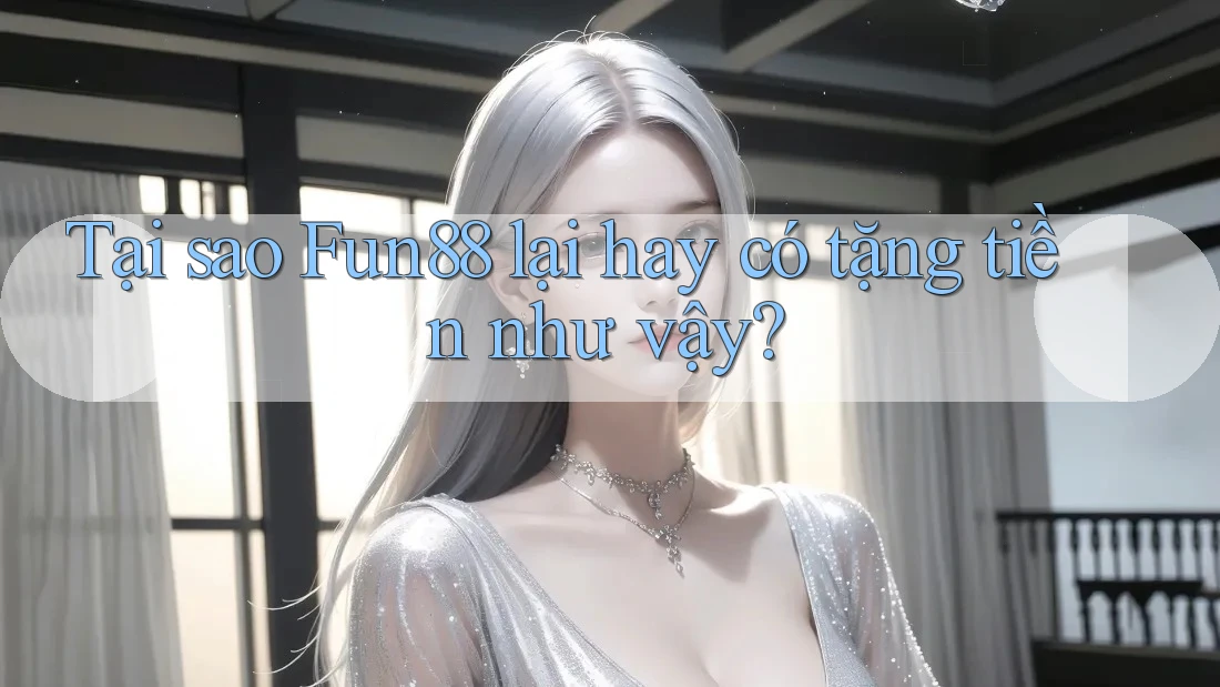 Tại sao Fun88 lại hay có tặng tiền như vậy? Tại sao Fun88 lại hay có tặng tiền như vậy?