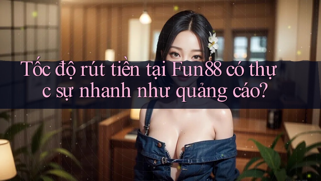 Tốc độ rút tiền tại Fun88 có thực sự nhanh như quảng cáo? Tốc độ rút tiền tại Fun88 có thực sự nhanh như quảng cáo?