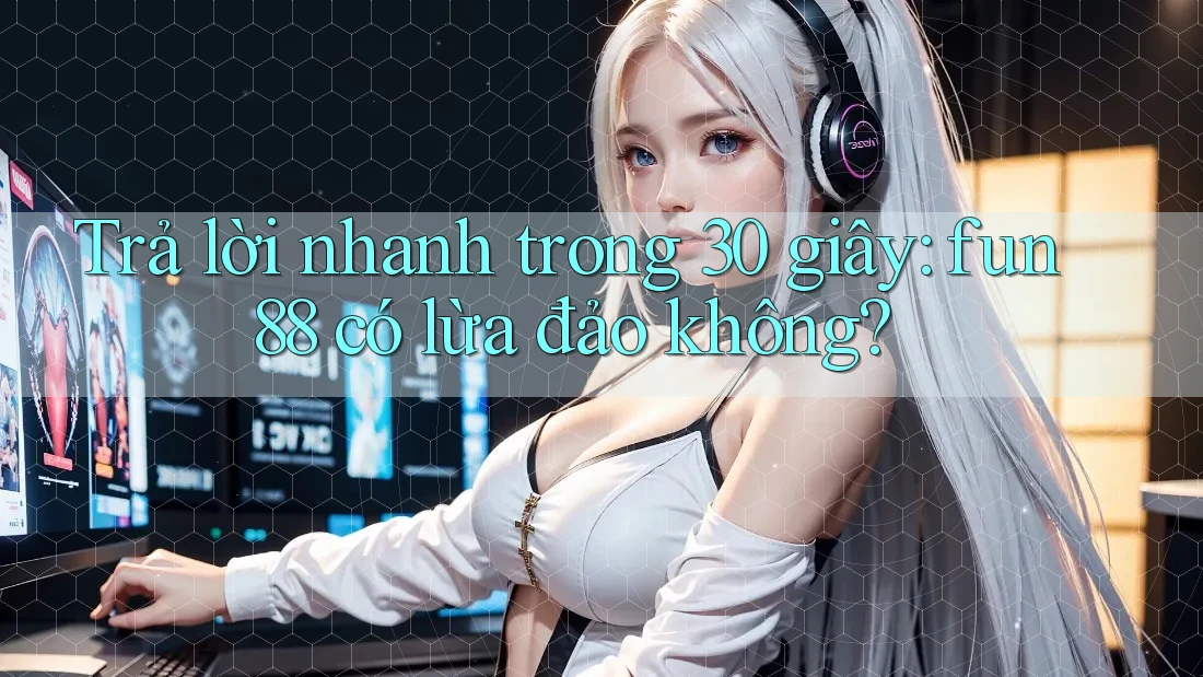 Trả lời nhanh trong 30 giây: fun88 có lừa đảo không? Trả lời nhanh trong 30 giây: fun88 có lừa đảo không?