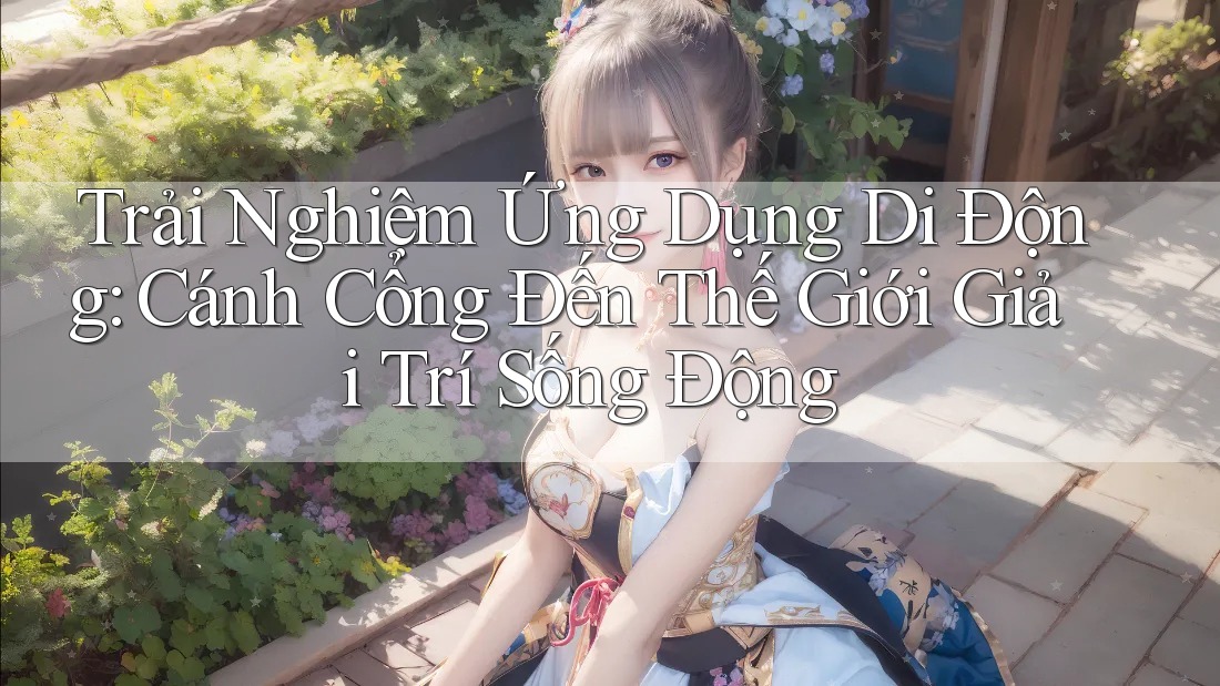 Trải Nghiệm Ứng Dụng Di Động: Cánh Cổng Đến Thế Giới Giải Trí Sống Động