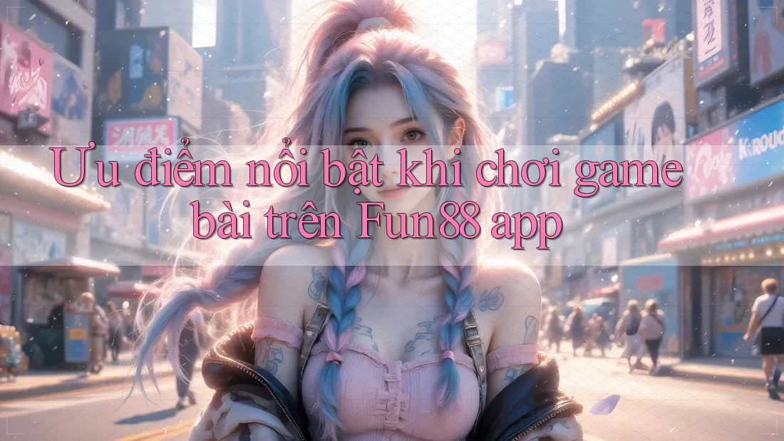 Ưu điểm nổi bật khi chơi game bài trên Fun88 app